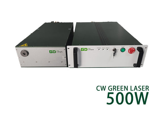 500W Single mode nanosecond CW green fiber laser