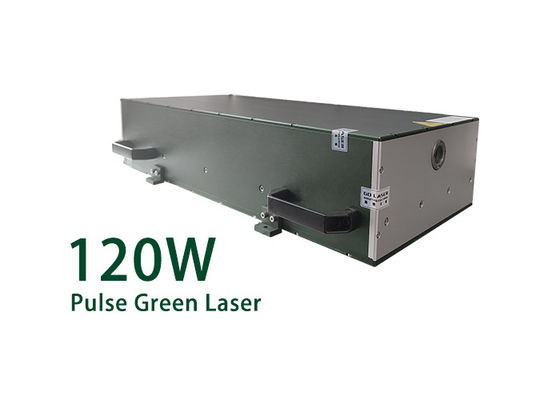 120W Single Pulsed Nanosecond Green Fiber Laser for Engraving Cutting Marking